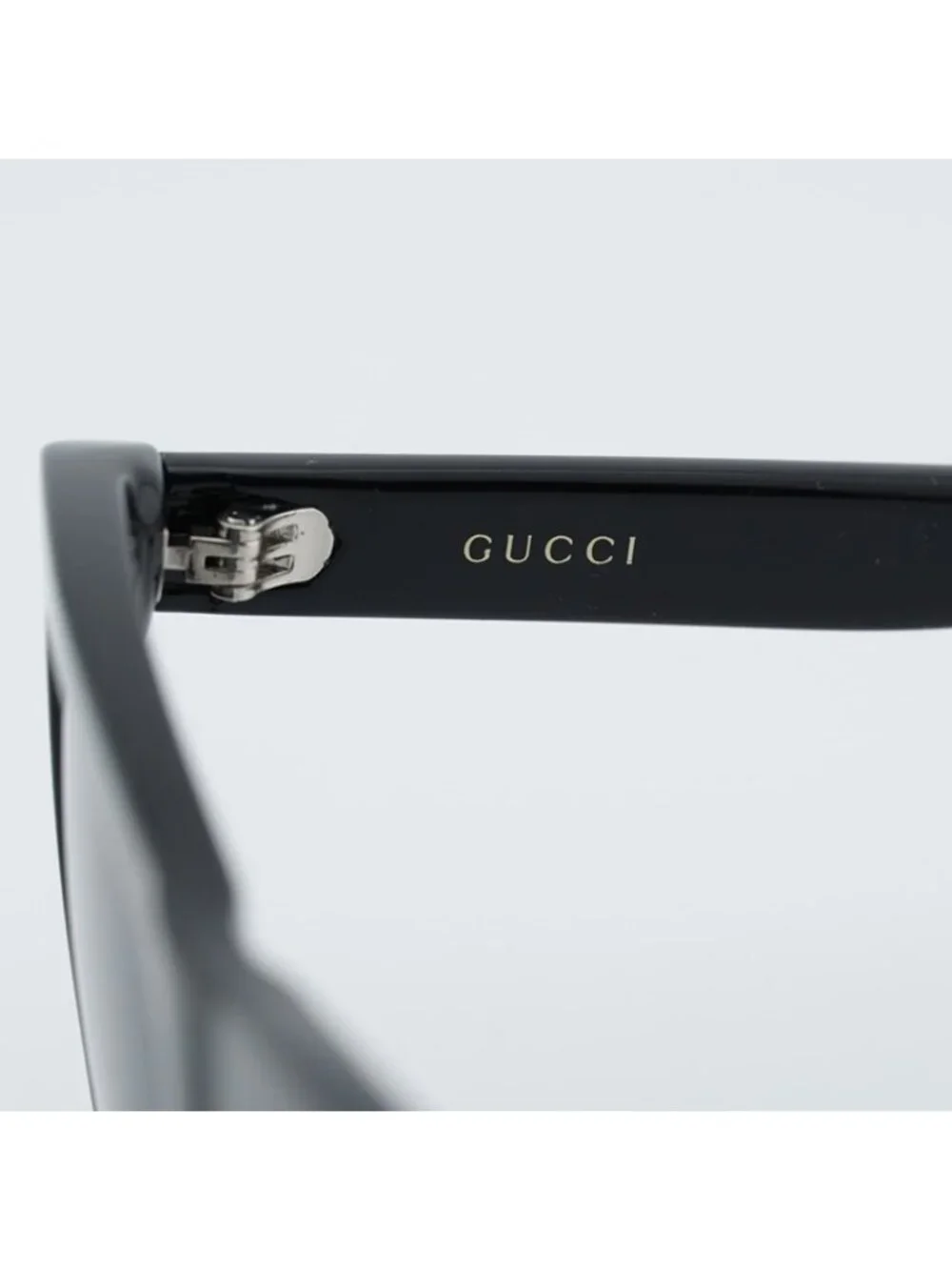 Gucci GG0158SN 001 Men Sunglasses Black Square Frame, Grey Lenses